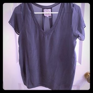 Gray blouse